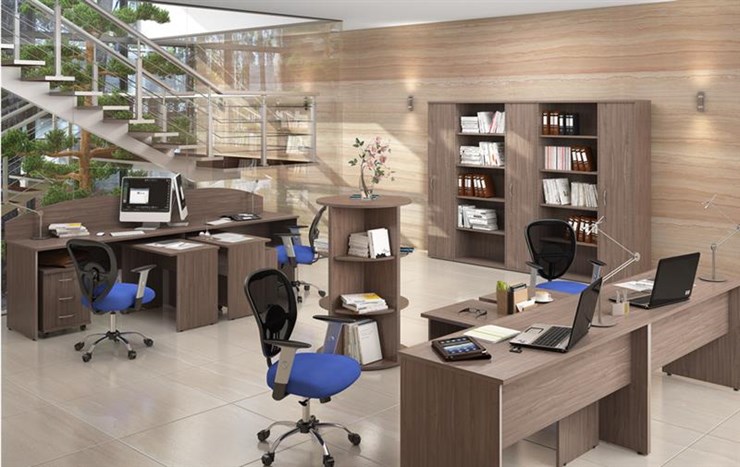 Офисный комплект мебели IMAGO - рабочее место, шкафы для документов во Владикавказе - изображение 6
